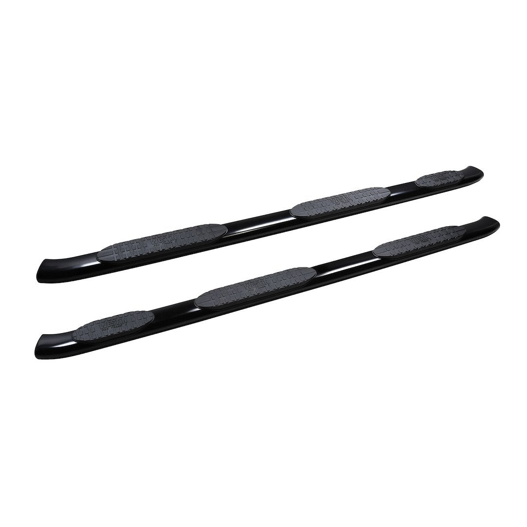 Product of Westin Automotive 21-534705 Black Powder Coated Oval Nerf Bar - Truck Wheel To Wheel 