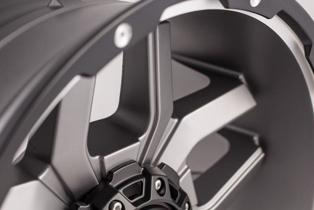 Product of Grid Wheels 20x9 Anthracite Gray With Black Lip Wheel - Not Applicable Bolt Pattern 