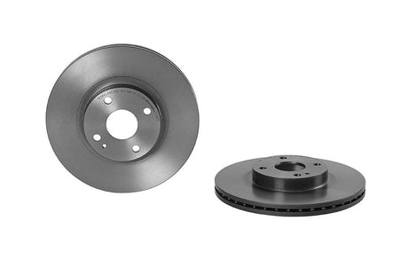 Product of Brembo 09C13611C02 Vented 1 Piece Brake Rotor 