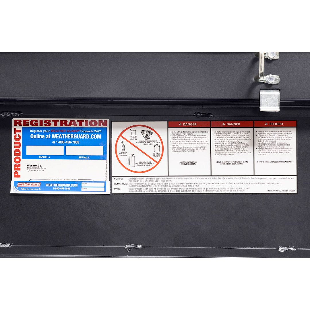 Product of Weather Guard (Werner) 131-6-04 Low Profile Toolbox 