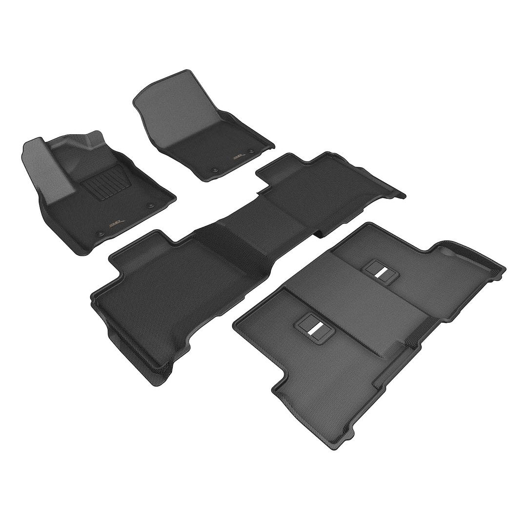Product of 3D Mats KAGU L1TY30301509 Black Thermoplastic Rubber Of Carbon Fiber Texture Floor Liner 