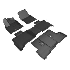 Product of 3D Mats KAGU L1TY30301509 Black Thermoplastic Rubber Of Carbon Fiber Texture Floor Liner 