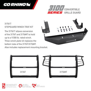 Product of Go Rhino 3176MT Grille Guard Modular Black Textured 