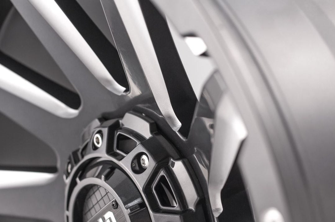 Product of Grid Wheels 18x9 Black With Natural Accents Wheel - Not Applicable Bolt Pattern 