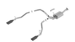 Product of Borla 140753BC ATAK ® Series Cat Back System Single Exhaust System Kit 