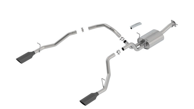 Product of Borla 140753BC ATAK ® Series Cat Back System Single Exhaust System Kit 