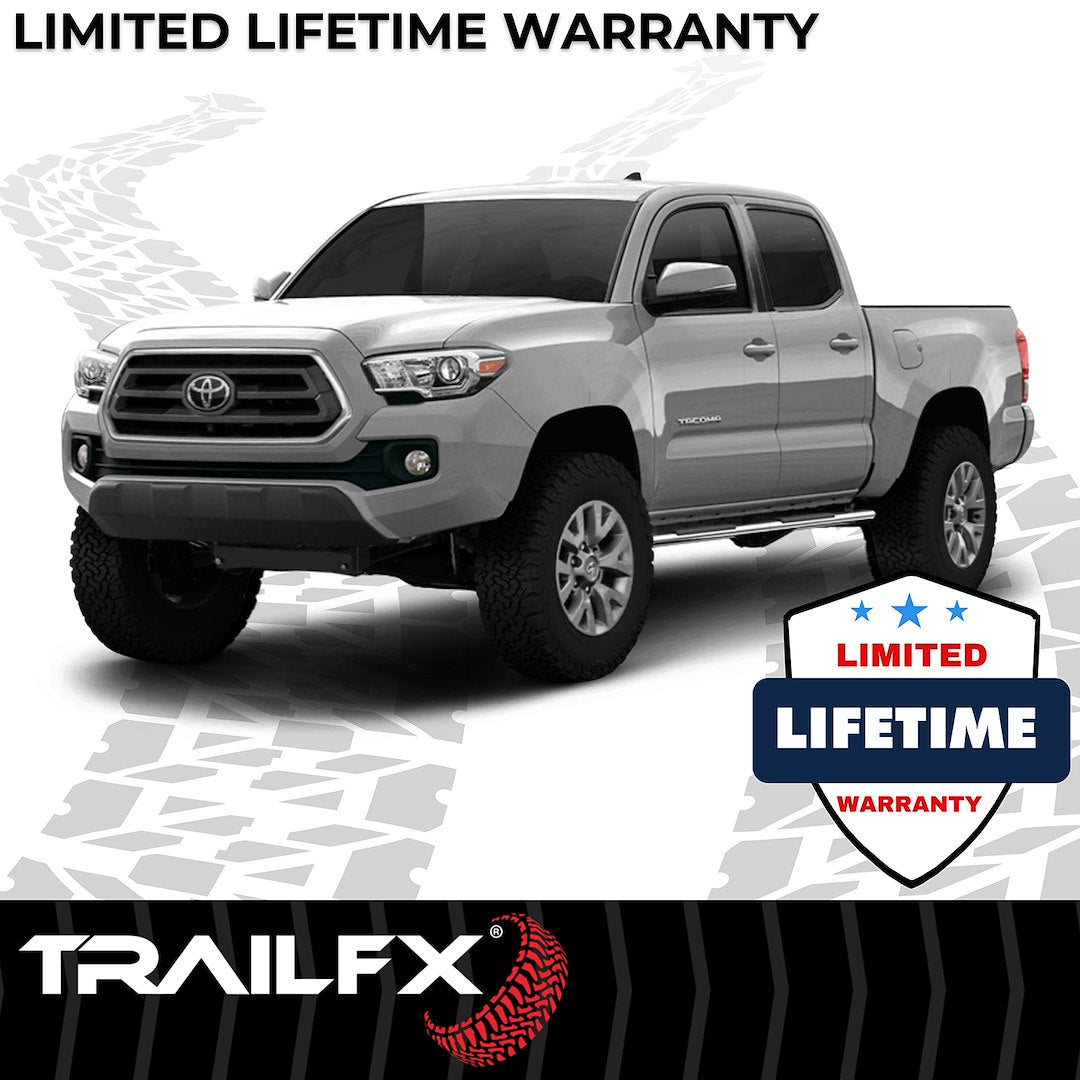 Product of TrailFX A4023S TFX 4" Trapezoid Side Steps Nerf Bar 