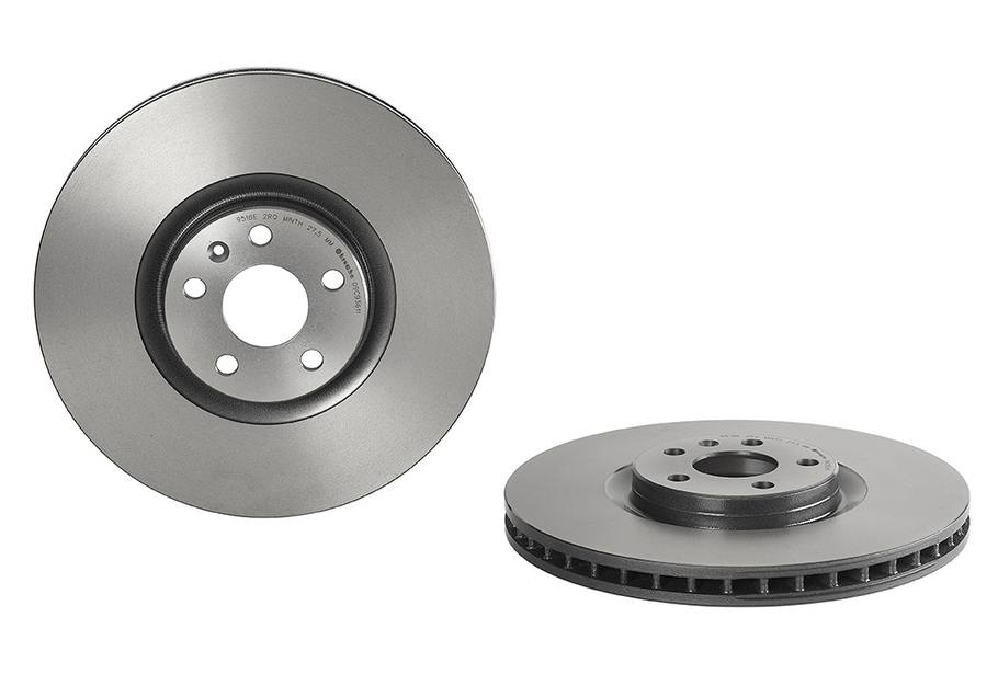 Product of Brembo 09C93611C02 Vented 1 Piece Brake Rotor 