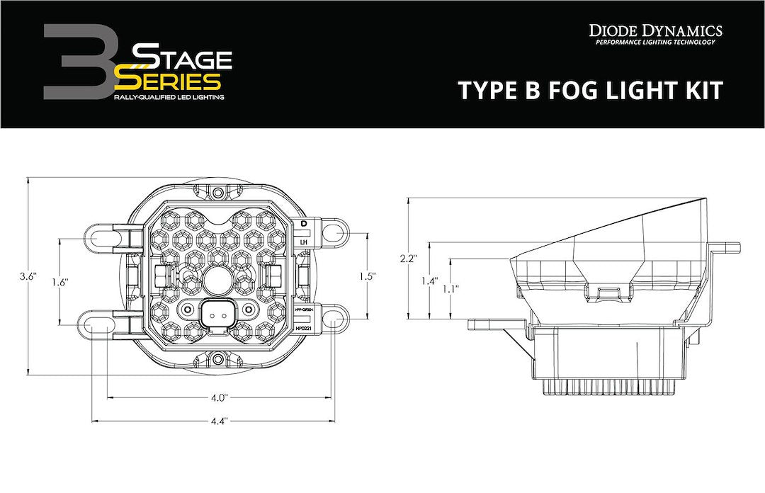 Diode Dynamics Dd6686 Driving/ Fog Light||||86||diodd6686||2016117