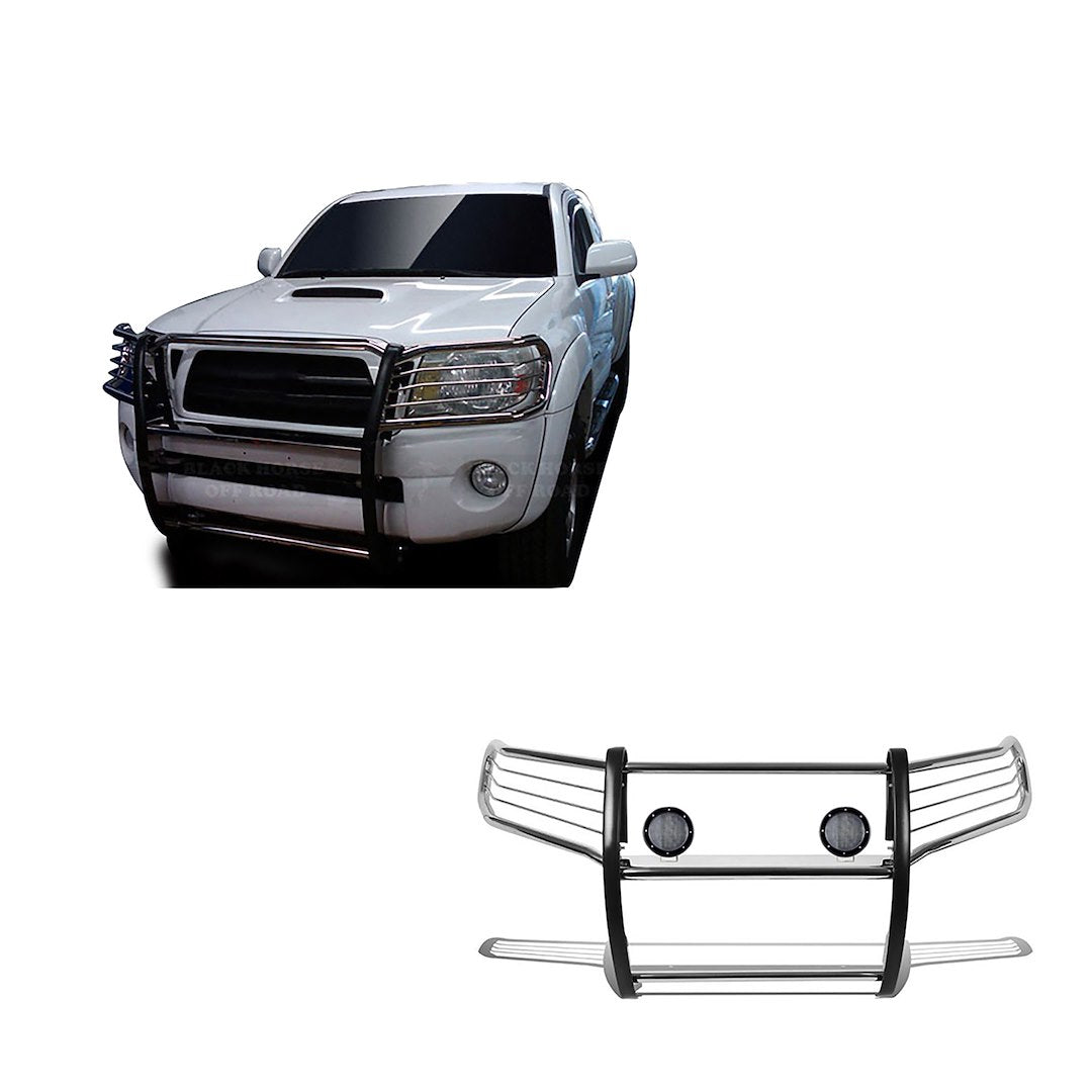 Product of Black Horse Offroad 17A096400MSS-PLFB Grille Guard  