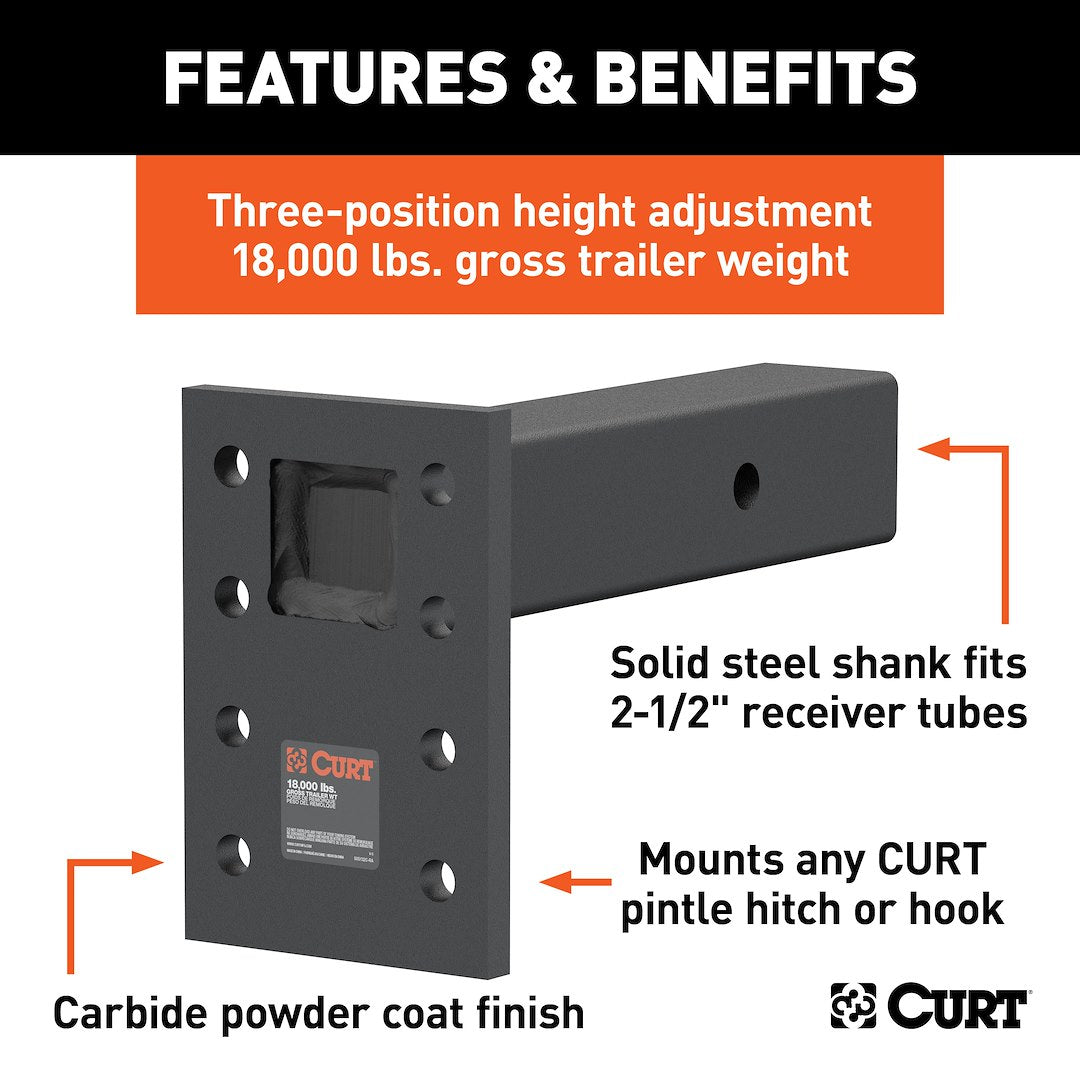 Curt 48329 Pintle Hook Mounting Plate||48329_3008x1990_Fa.Jpg||86||c9348329||1056043