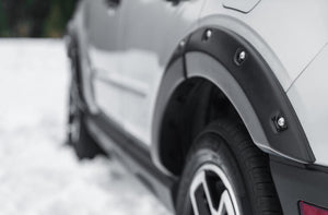 Product of Bushwacker 20952-02 Pocket Style/ Exposed Fasteners Black Fender Flare - Set Of 4 
