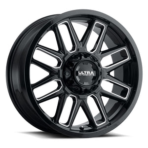 Product of Ultra Wheel 20x9 Black With Natural Accents Wheel - 5x5.00 Bolt Pattern 
