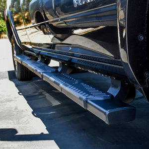 Product of Westin Automotive 28-534345 Black Powder Coated Oval Nerf Bar - Truck Wheel To Wheel 