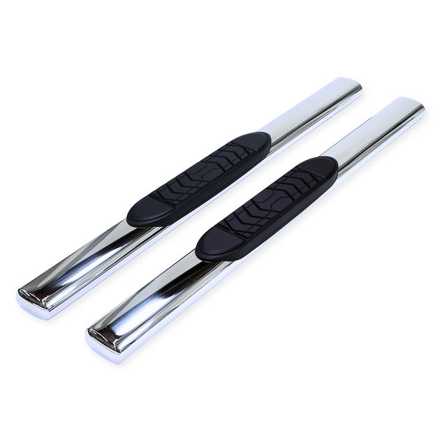 Product of TrailFX A7036S TFX 5" Oval Straight Side Bars Nerf Bar With Surface Steps 