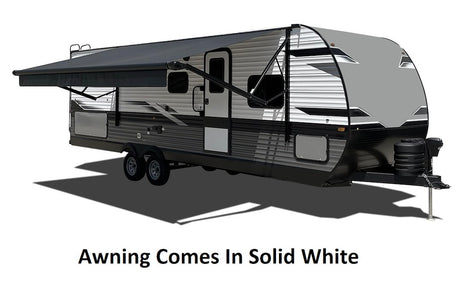 Product of Velarium VR16001000A RV Patio Electric Awning , White Solid 
