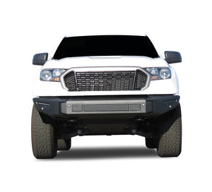 Product of Black Horse Offroad AFB-FR19-BU Armour II Steel Matte Powder Coated Bumper 