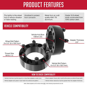 Coyote Wheel Accessories 6550-6550-E108-14 Wheel Adapter||6550-6550-E108-14_1.Jpg||86||rev6550e10814||1699303