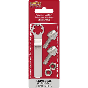 Cruiser 80733 License Plate Mounting Hardware||80733_P01-Fasteners_Anti-Theft-Inpack.Jpg||86||c3480733||1363870