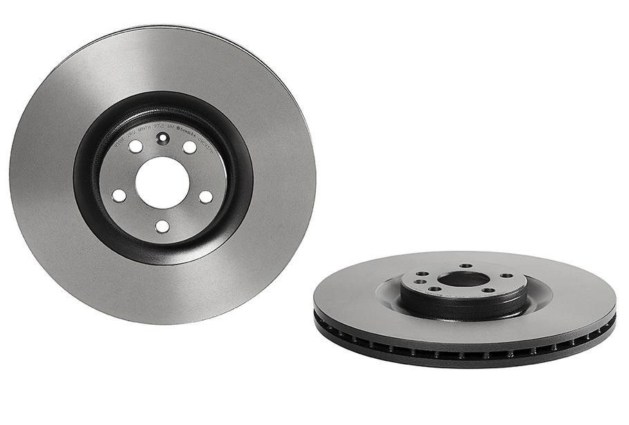 Product of Brembo 09C93711C02 Vented 1 Piece Brake Rotor 
