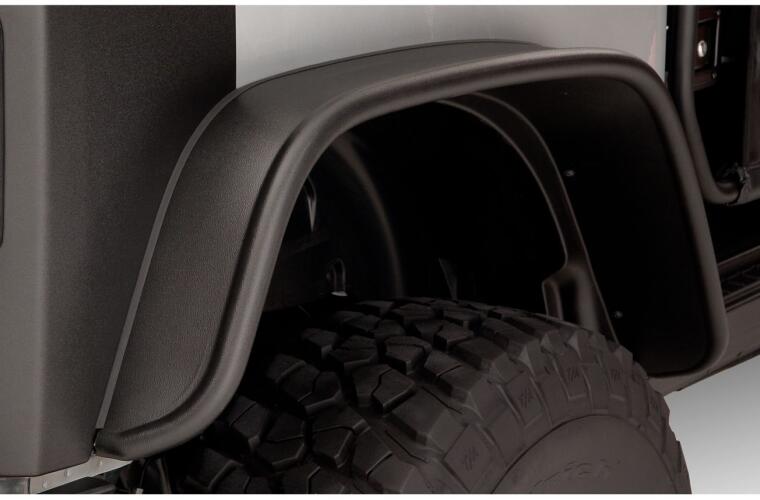 Product of Bushwacker 10919-07 Non-Exposed Fasteners Black Fender Flare - Set Of 4 