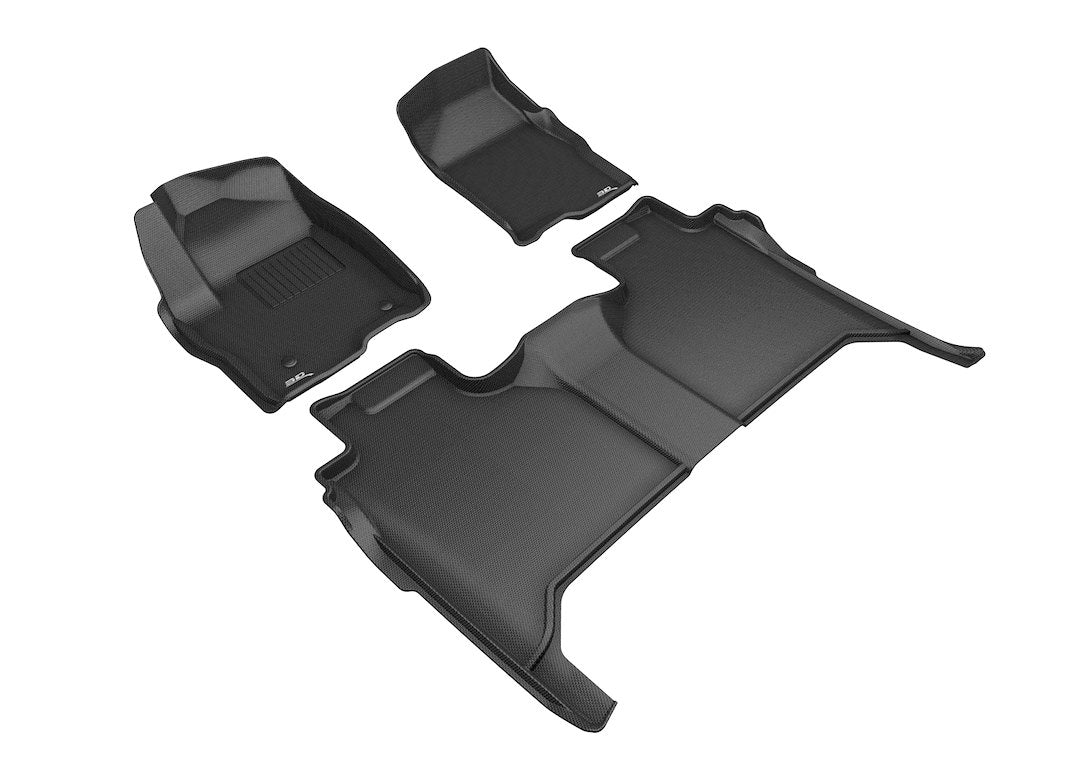 Product of 3D Mats KAGU L1GM02501509 Black Thermoplastic Rubber Of Carbon Fiber Texture Floor Liner 