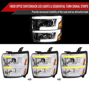 Spec-D Tuning 2lhp-Siv1525-Sq-Tm Headlight Assembly||2lhp-Siv1525-Sq-Tm_1.Jpg||86||sdtiv1525sqtm||1701072
