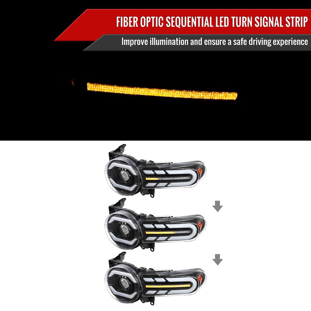 Product of Spec-D Tuning 2lhe-Fj07jm-Sq-Rs Headlight Assembly