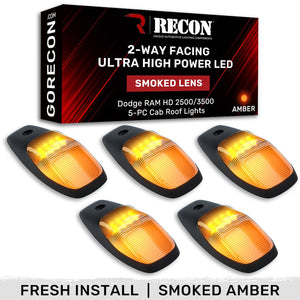 Recon Accessories 264345bkhpam Roof Marker Light||264345bkhpam_5.Jpg||90||r894345bkhpam||2258801