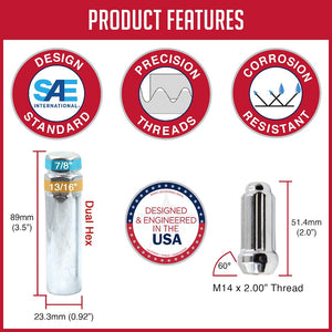 Coyote Wheel Accessories 63k673 Lug Nut||productfeatures-63xx73_1.Jpg||89||rev63k673||959010