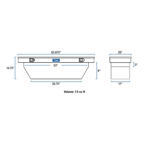 Product of UWS TBS-63-A Standard Profile Toolbox 