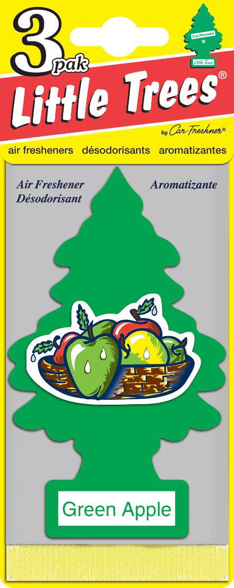 Car Freshner U3s-32016 Air Freshener||green-Apple-3-Pak.Jpg||85||c15u3s32016||1510609