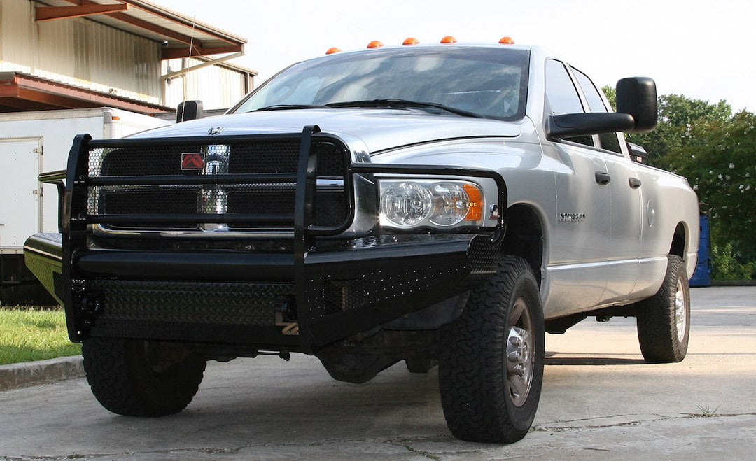 Product of Fab Fours DR03-S1060-1 Black Steel Steel Gloss Powder Coated Bumper 