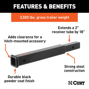 Curt 45796 Trailer Hitch Extension||45796_3008x1990_Fa.Jpg||86||c9345796||1242253