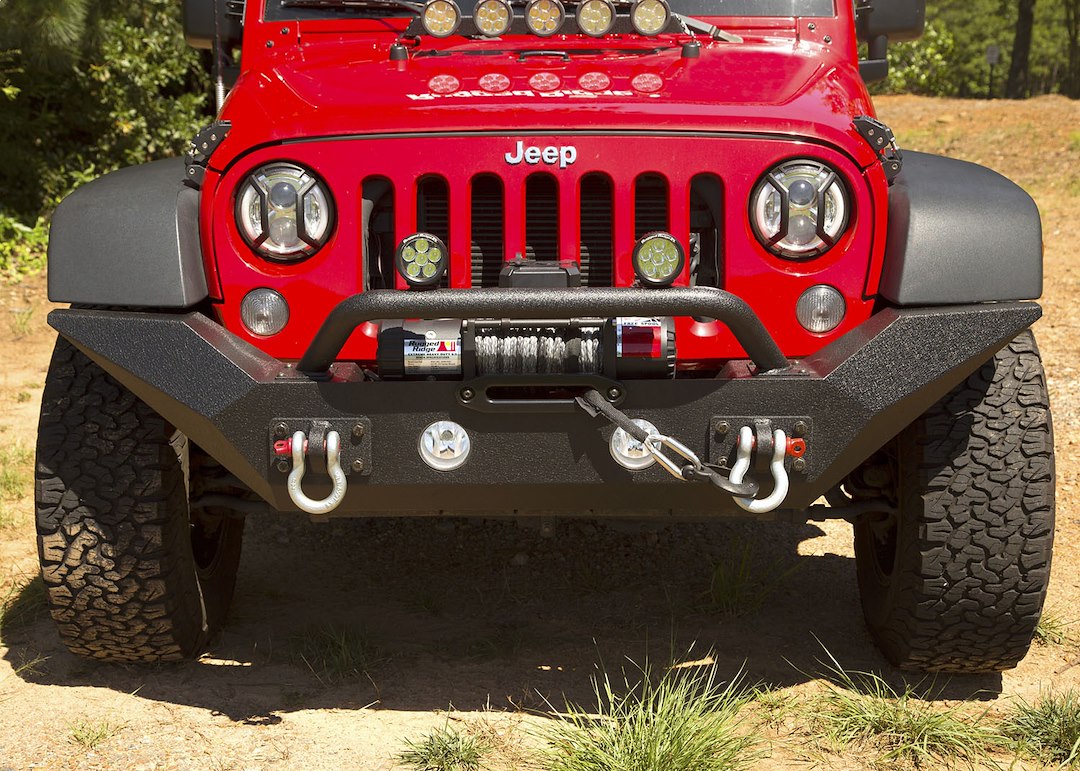 Product of Rugged Ridge 11548.01 SPARTAN™ Steel Powder Coated Bumper 