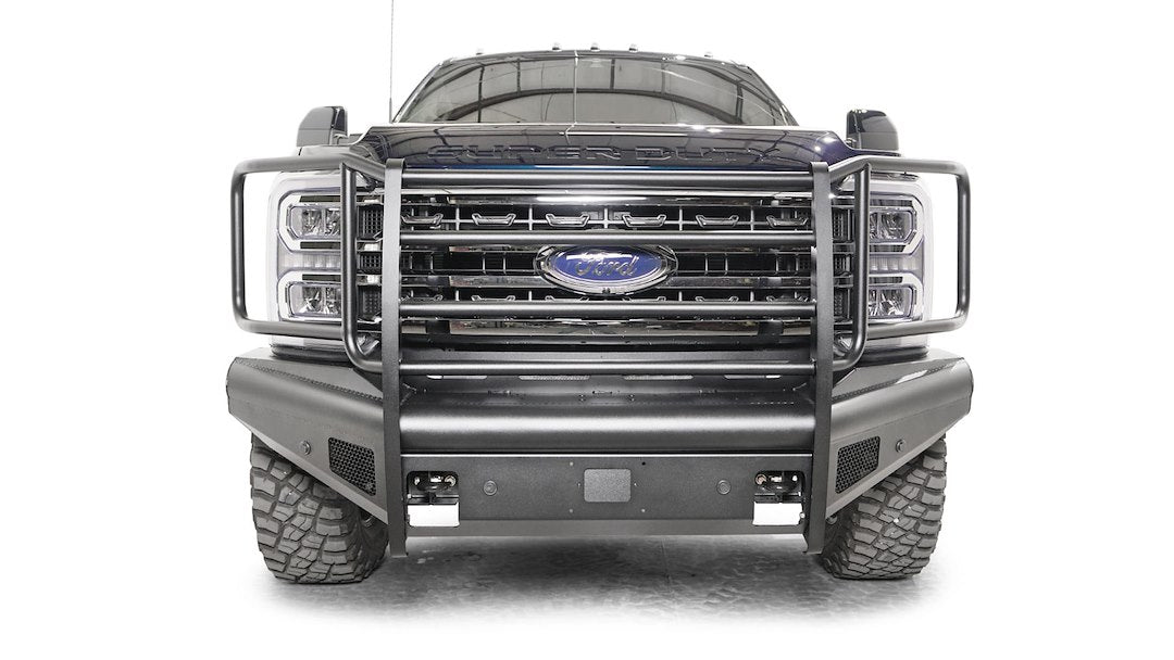 Product of Fab Fours FS23-Q5960-1 Black Steel Elite Steel Matte Powder Coated Bumper 