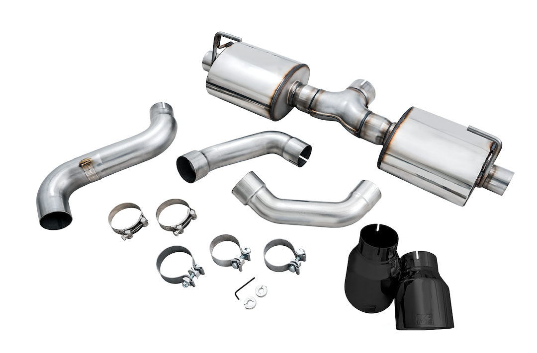 Product of AWE Tuning 3015-33001 Tread Edition Axle-Back System Dual Exhaust System Kit 