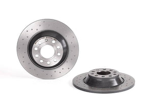 Product of Brembo 0888432XC02 Xtra Solid Cross Drilled 1 Piece Brake Rotor 