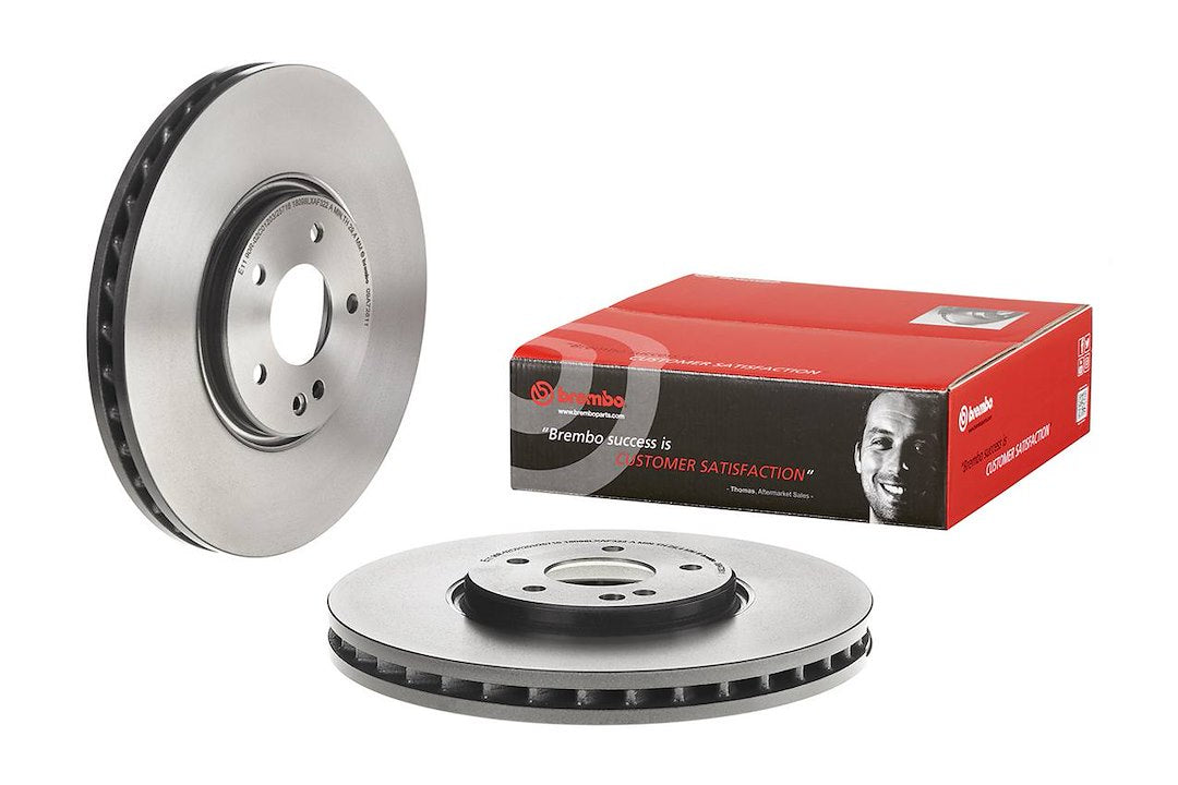 Product of Brembo 09A72611C02 Vented 1 Piece Brake Rotor 