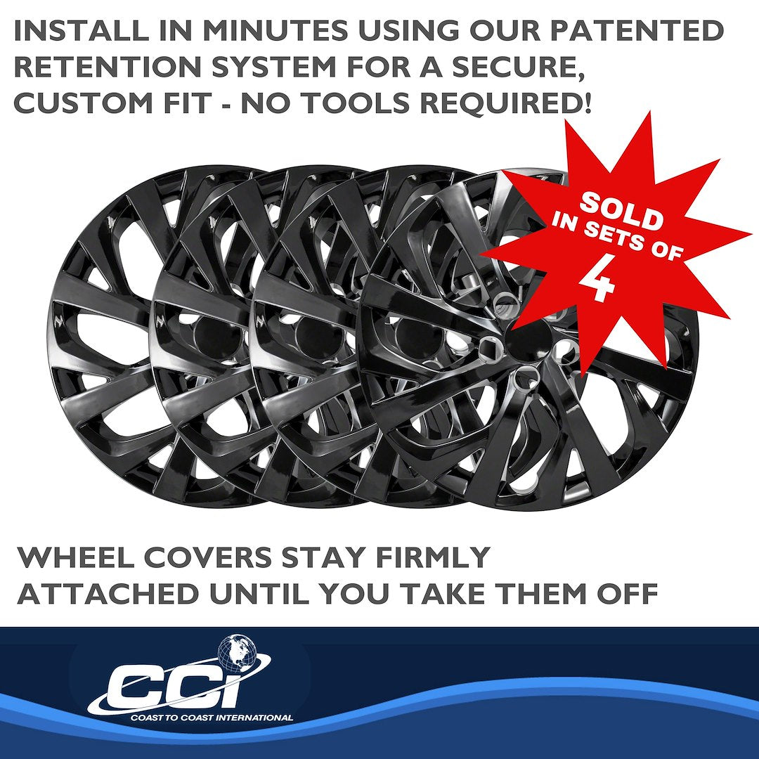 Product of Coast To Coast IWC52816BLK Black Set Of 4 