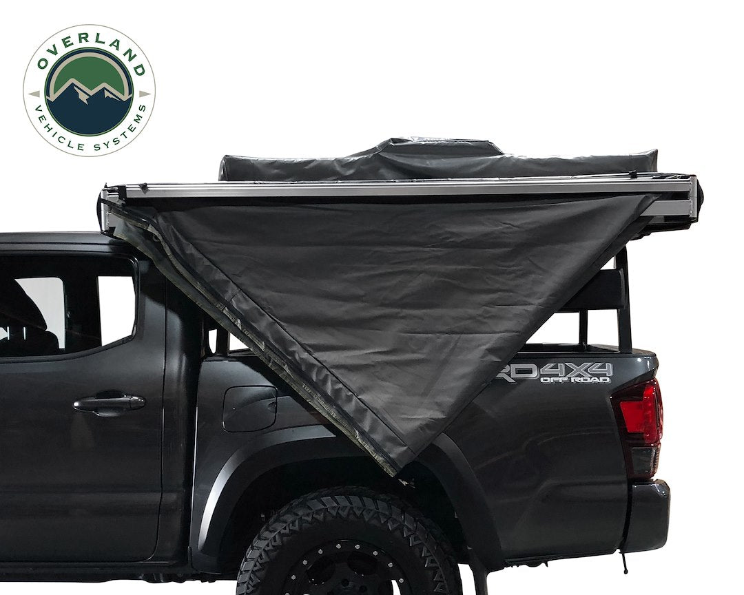 Product of Overland Vehicle Systems 18069909 SUV/Pickup Overlanding Manual Awning, Black Solid