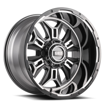 Product of Grid Wheels 20x9 Anthracite With Black Lip Wheel - Not Applicable Bolt Pattern 