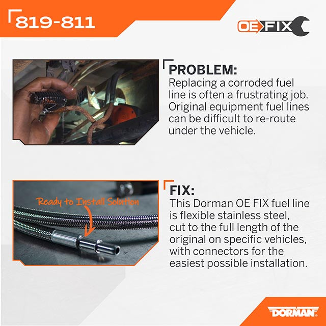 Dorman (Oe Solutions) 819-812 Fuel Line||819-811_5.Jpg||90||d18819812||1171326