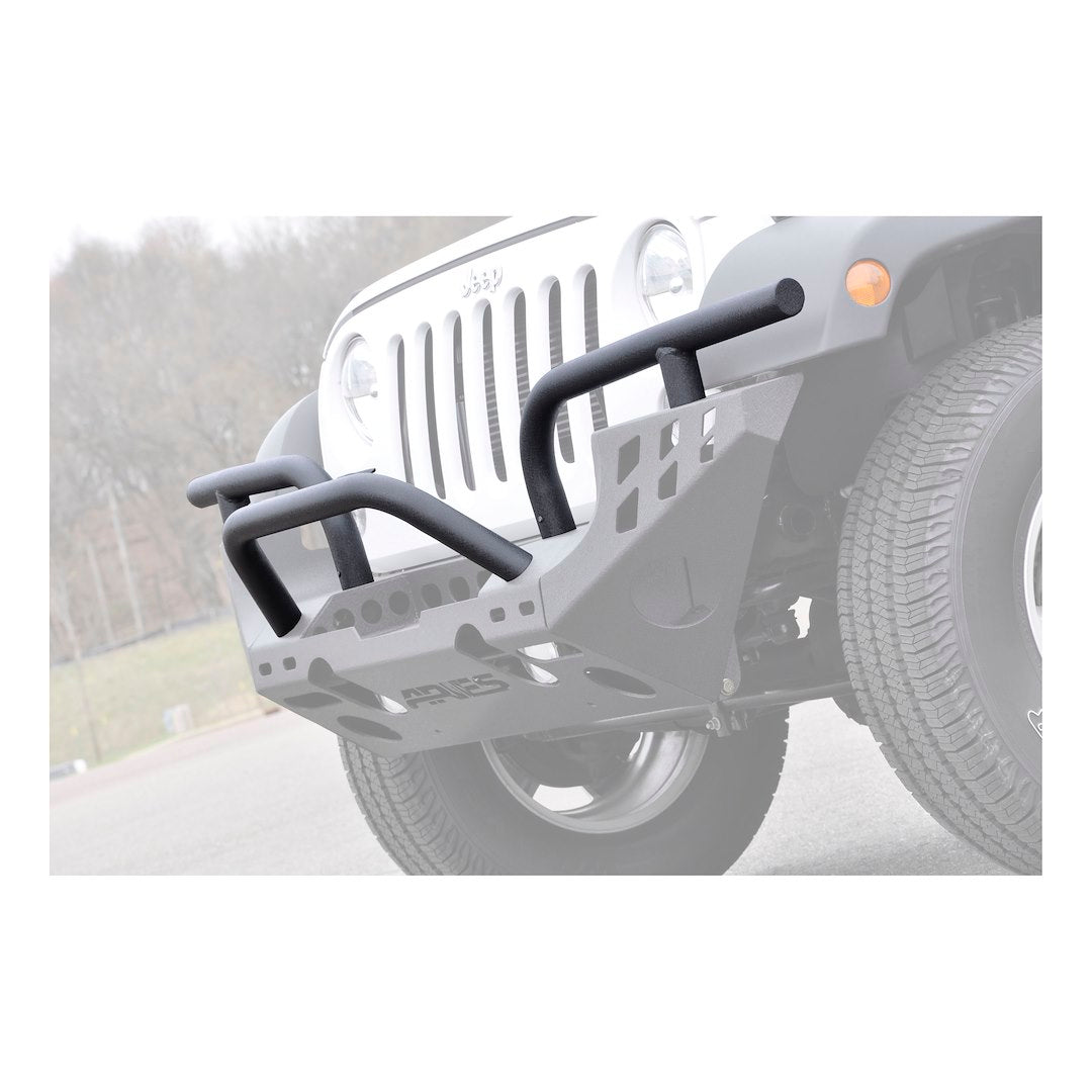 Product of Aries 2081254 Bull Bar Black Textured Powder Coated No with skid plate 