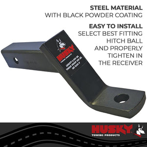 Product of Husky Towing 31358 2 Inch Receiver Trailer Hitch Ball Mount 