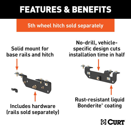 Curt 16424 Fifth Wheel Trailer Hitch Mount Kit||16424_3008x1990_Fa.Jpg||86||c9316424||1334025