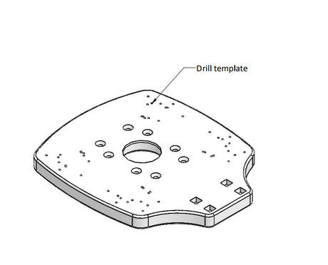 Seaview Ada-R1dmltb Radar Antenna Mount||ada-R1dmltb_1.Jpg||86||svwadar1dmltb||1512056