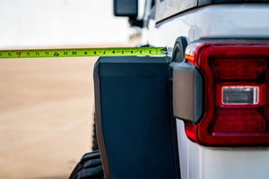 Product of Road Armor 518AFRWB Non-Exposed Fasteners Black Fender Flare - 