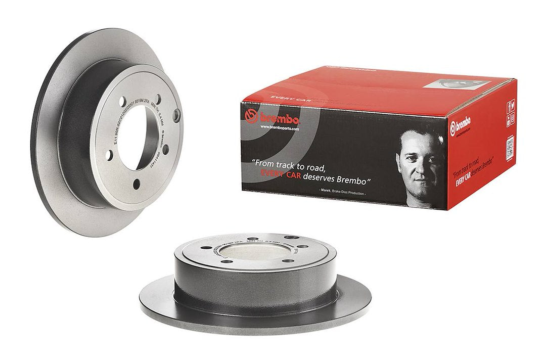 Product of Brembo 08A11431C02 Solid 1 Piece Brake Rotor 