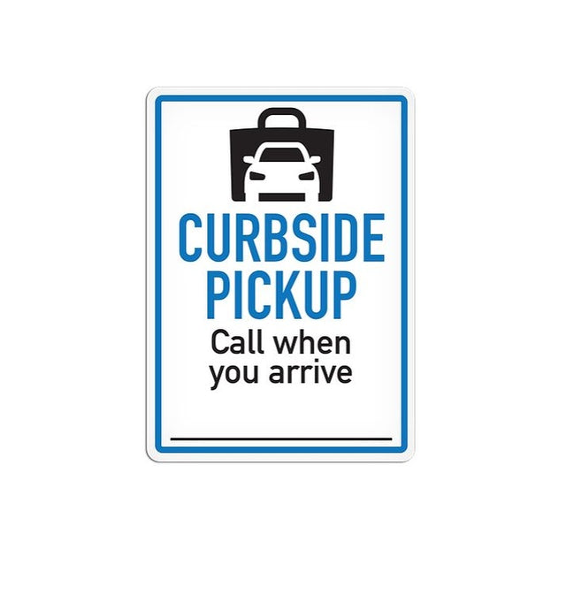 Top Tape And Label Ss5092v Curbside Pick Up Sign||ss5092v.Jpg||85||t6nss5092v||996199